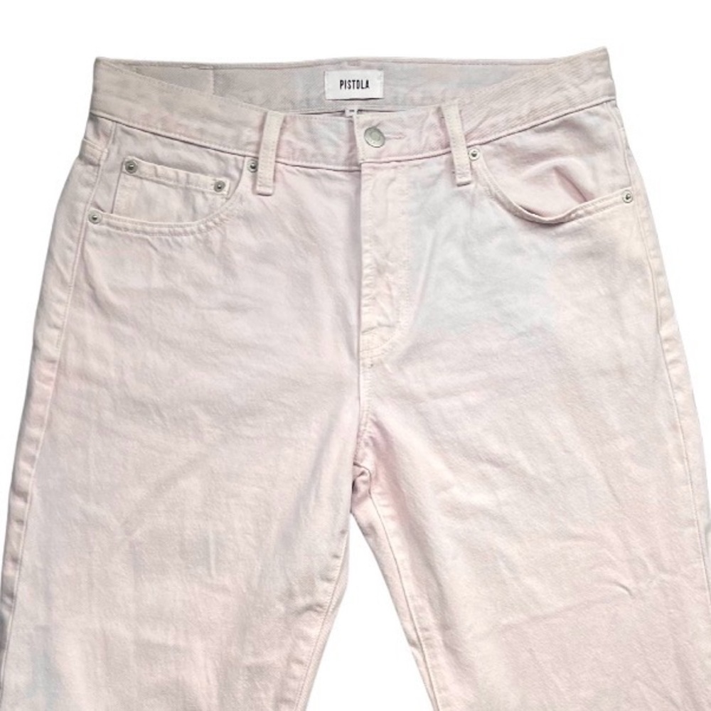 Pistola Lexi Mid Rise Straight Jean | Blush | Size 29 - Picture 5 of 9